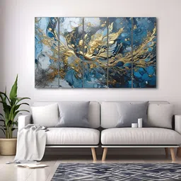 The Castle Decor Multicoloured 1 Piece Wood Other Wall Paintings-image-40