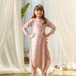 Pasha Girls Floral Printed Basic Jumpsuit-image-79