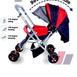 Dandles Infants Reversible Handle Reclianable Footrest Stroller image 5