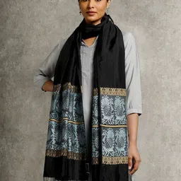 ArtEastri Ethnic Motifs Printed Dupatta-picture-13