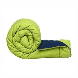 JP SHINE Olive Green & Blue Heavy Winter Reversible 210 GSM Double Bed Comforter-image-95