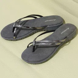 KNEETOES Women Textured Open Toe Flats-picture-13