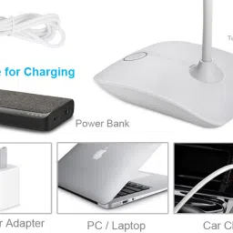 dwiza enterprise 360° Flexible Rechargeable LED Desk Lamp for Study,Reading Table Lamp image 4
