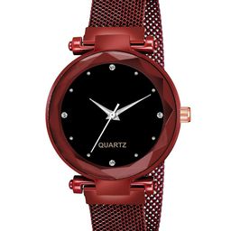 Gopal Shopcart Women Embellished Dial Bracelet Style Analogue Watch Csamon_32_Red-picture-29