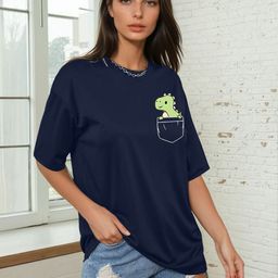 CORSICA Women Printed Pockets T-shirt-picture-46