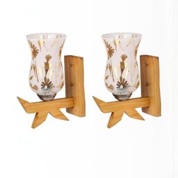SOMIL Gold Glass Cylinder Printed Wall Lamps-image-67