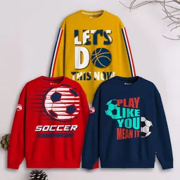 3PIN Boys Printed Sweatshirt-39