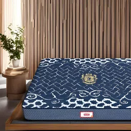 COIRFIT Blue & White Printed Quilted Cotton 7 Zone System Single Size Orthopedic Mattress-picture-29