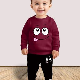 MITANSH Kids Printed Sweatshirt With Trousers-image-77
