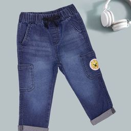 Pantaloons Baby Boys Regular Fit Mid-Rise Heavy Fade Cargo Style Jeans-picture-40