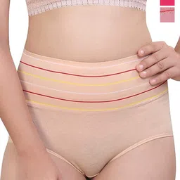 Taslar Pack Of 3 Breathable Moisture Wicking Briefs - 036TLARBREF_CRM_LPNK_PNK-image-3