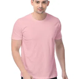 COLOR CAPITAL Unisex Geometric Solid Round Neck Cotton T-shirt-picture-30