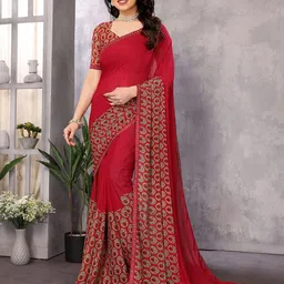 Moda Rapido Women Poly Georgette Saree-picture-52