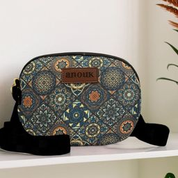 Anouk Printed Sling Bag with Tasselled-image-21