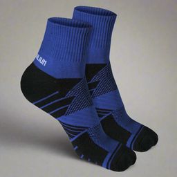 Heelium Pack Of 2 Striped Above Ankle Length Durable Socks-6