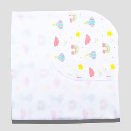 YUV Infants 7Pcs Pure Organic Cotton Muslin Baby Apparel Gift Set-image-64