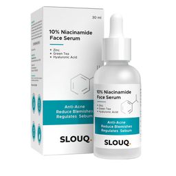 Slouq 10% Niacinamide Face Serum With Zinc For Acne & Dark Spots - 30 ml-26