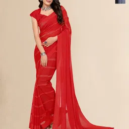 Moda Rapido Pack Of 2 Striped Satin Saree-image-52