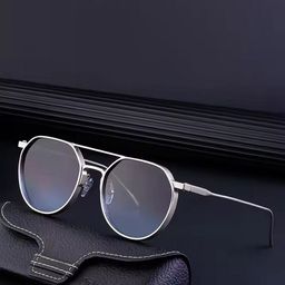 Dervin Unisex Round Sunglasses with UV Protected Lens-2