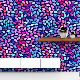 ArtzFolio Printed UV-Resistant Anti-Bacterial Watercolor Abstract Peel & Stick Wallpaper-image-94