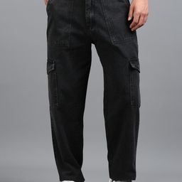 Kolor Fusion Men Loose Relaxed Fit Mid-Rise Light Fade Jeans-image-83