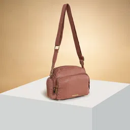 Forever Glam by Pantaloons Colourblocked Structured Sling Bag-image-85