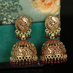 Anouk Contemporary Jhumkas Earrings-image-68