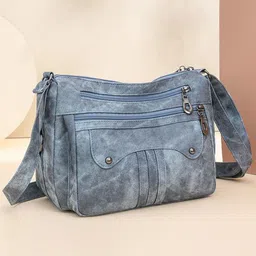 DressBerry PU Bowling Hobo Bag-image-28