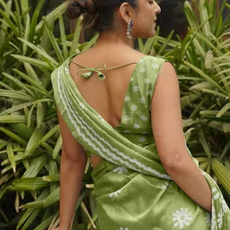 KALINI Batik  Block Print Saree image 5