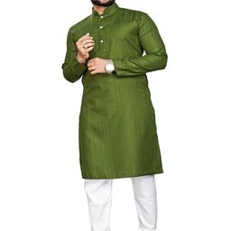 WELL TEX Men Solid Daily Straight Kurta-image-53
