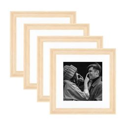 Art Street Brown & White 2 to 4 Pieces Wood Wall Photo Frames-13