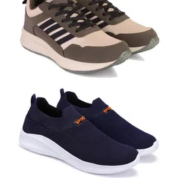 PENNEN Men Non-Marking Running Sports Shoes-image-35