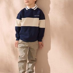 Angel & Rocket Boys Striped Sweatshirt-image-52