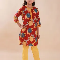 Sangria Printed Pure Cotton Kurta Sets-picture-33