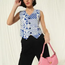 Printed Women Waistcoat-image-19