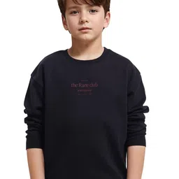 RARE ONES Boys Typography Printed Cotton Sweatshirt-picture-58