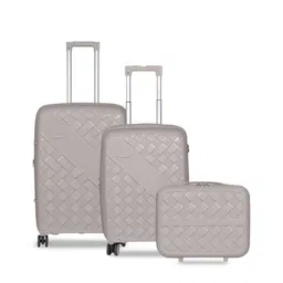 Polo Class Set Of 2 Textured Hard-Sided Trolley With Vanity Box image 3
