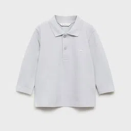 Mango Kids Boys Pure Cotton Drop-Shoulder Sleeves T-shirt-image-15