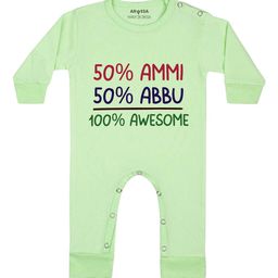 Arvesa Ammi & Abbu Printed Bodysuit-image-43