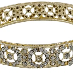 Anouk Set Of 2 Gold-Plated Cubic Zirconia-Studded Bangles image 2