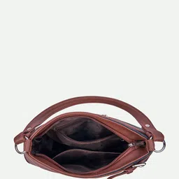 ZOUK Kutch Gamthi Abstract Printed Leather Shopper Handheld Bag image 2