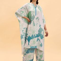 Marigold Lane Women Floral Printed Regular Kurta with Trousers-image-16