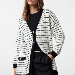 Trendyol Women Striped Longline Pullover-image-78