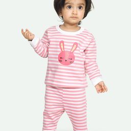 ariel Kids Pack Of 2 Long Sleeves Pure Cotton Sweatshirt With Joggers-image-67