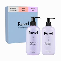 Ravel Hairfall Control Shampoo & Conditioner Combo for Dry Scalp & Wavy Hair - 200ml each-52