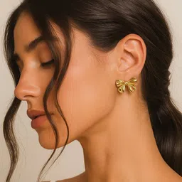 Haute Handles Classic Gold-Plated Quirky Studs-picture-36
