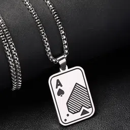 French Accent Men Silver-Plated Chain-14