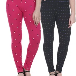 100LUCK Girls Multicoloured Leggings-18