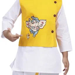 BAESD Boys Regular Kurta with Dhoti Pants image 3