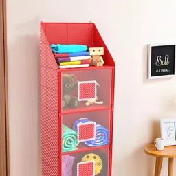 Kuber Industries Red Set of 1 Regular Multi-Utility Organisers image 2